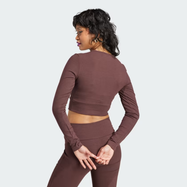 ESSENTIALS RIB LONG SLEEVE TEE - Image 2