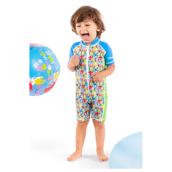 COEGA Disney Boys Baby One Piece Swim Suit - Blue Fruity Mickey - 1-3 Years - Image 4