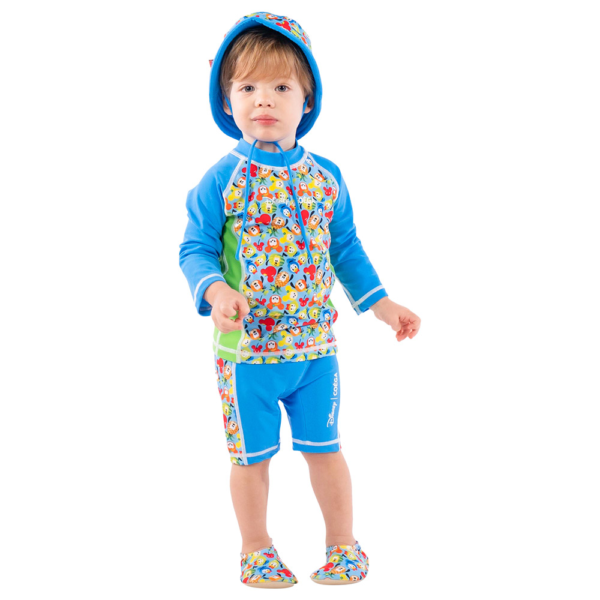 COEGA Disney Boys Baby Two Piece Swim Suit - Blue Fruity Mickey - 1-3 Years