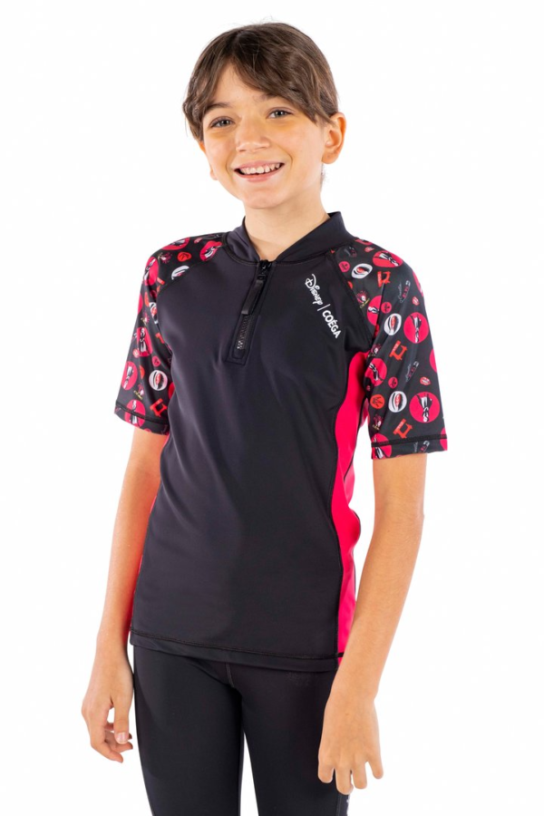 COEGA Disney Girls Youth Short Sleeve Rashguard - Pink Cruella - 10-14 Years - Image 4