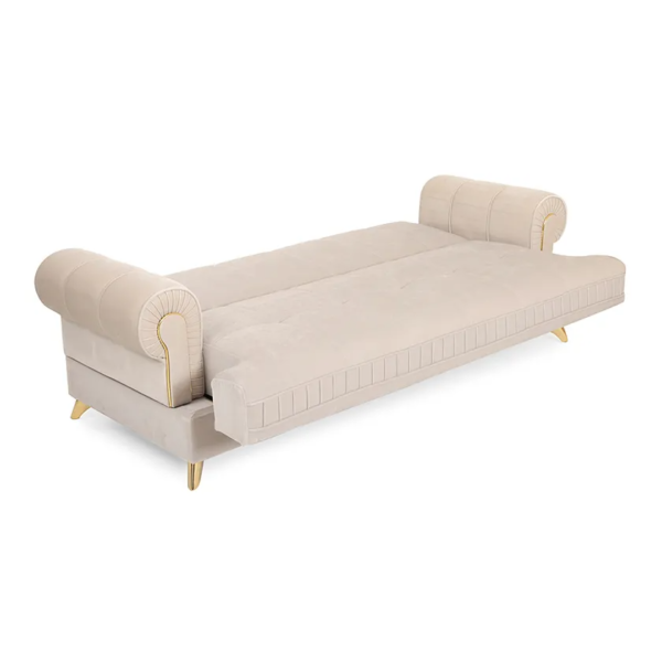 Dilara 3-Seater Sofa, Cream - Image 3