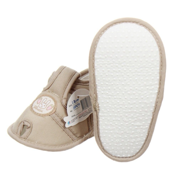 Farlin Baby Booties - Light Brown - Image 3