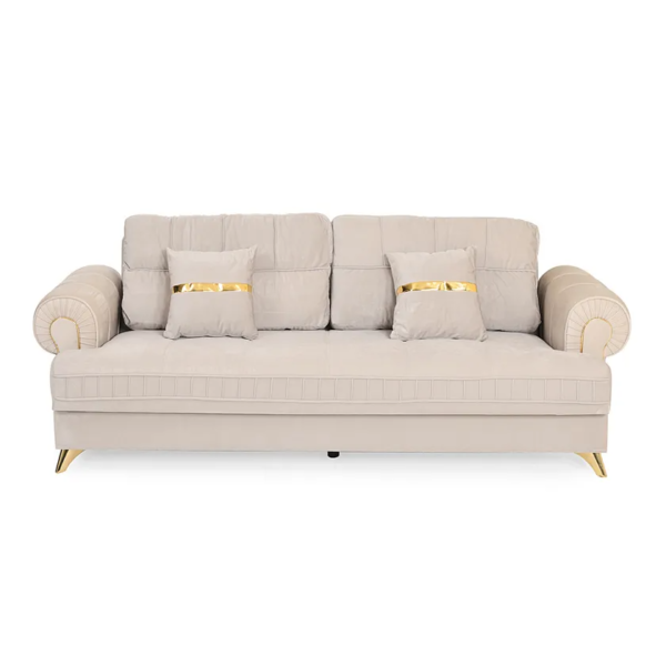 Dilara 3-Seater Sofa, Cream