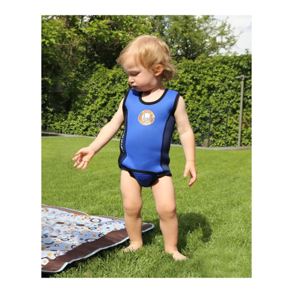 Owli - Swimwarm Baby Wetsuit 12-24 months - Blue - Image 4