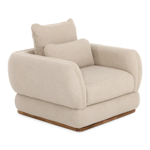 Cocco Armchair, Brown & Beige