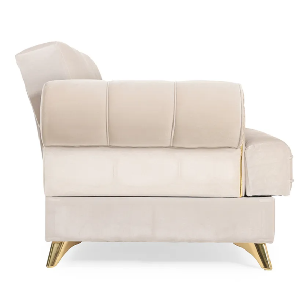 Dilara 3-Seater Sofa, Cream - Image 5