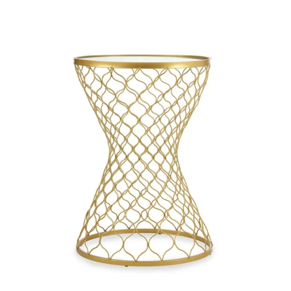 Lala Metal End Table - Gold