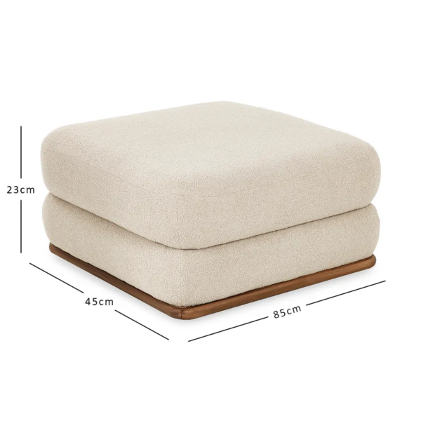 Cocco Ottoman, Brown - Image 7